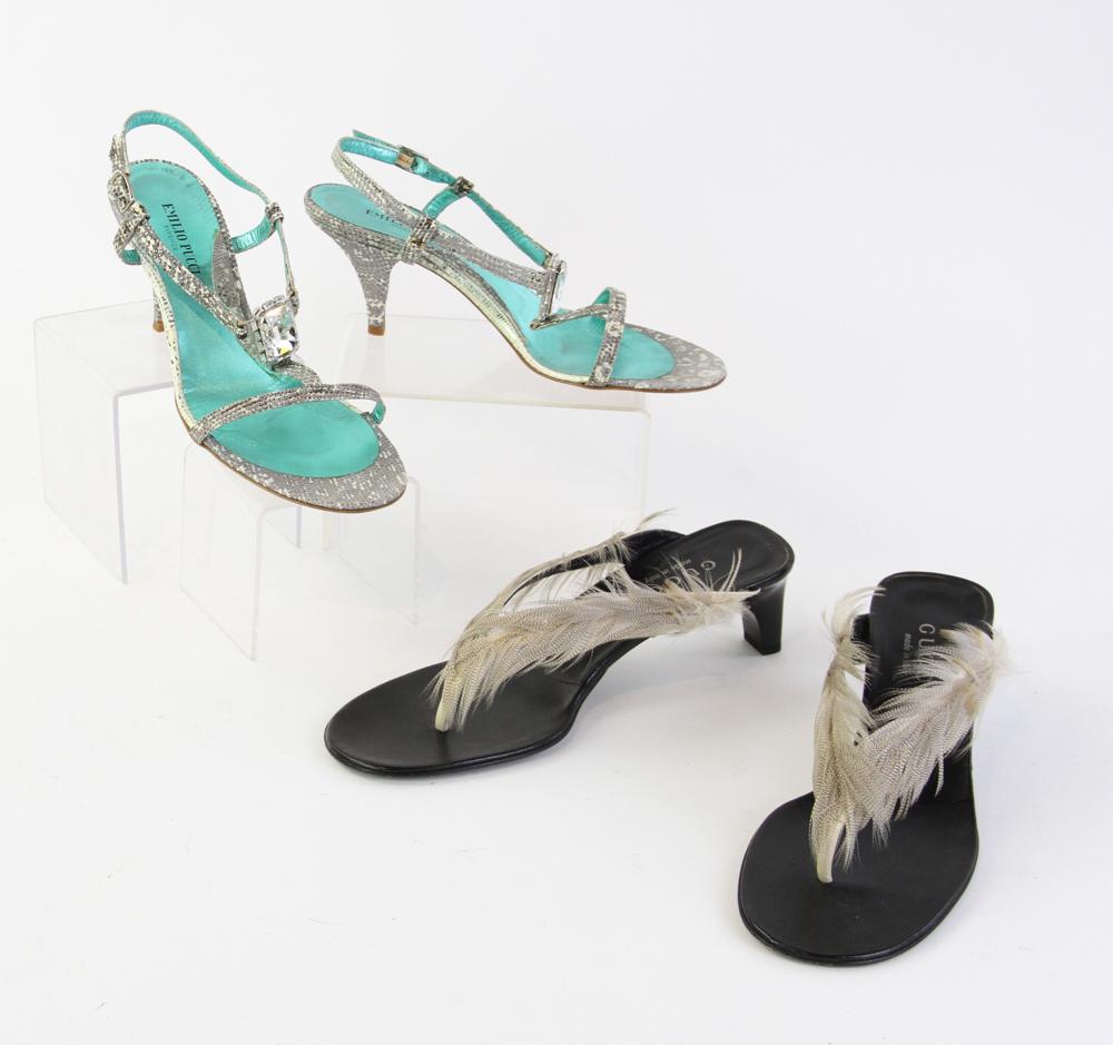 Gucci Slides and Emilio Pucci Evening Sandals (1 of 6)