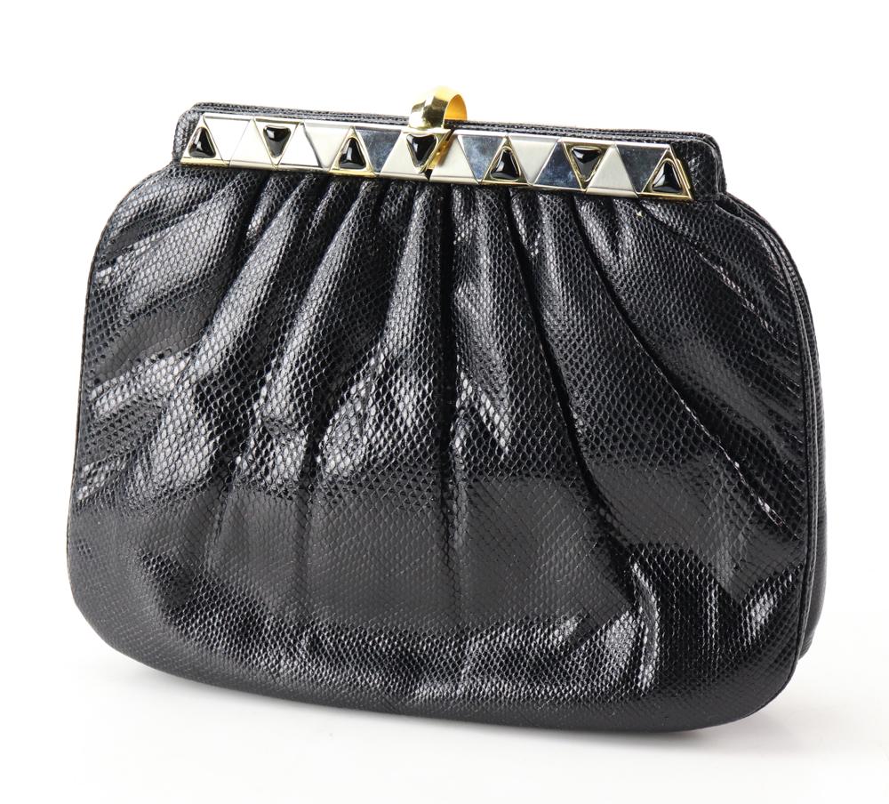 Judith Leiber Snakeskin Evening Bag (1 of 3)