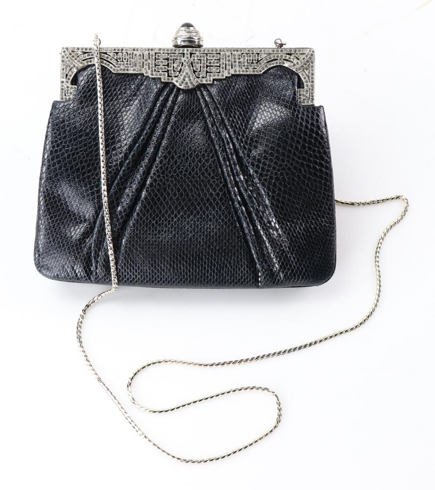 Judith Leiber Snakeskin Evening Bag (1 of 2)