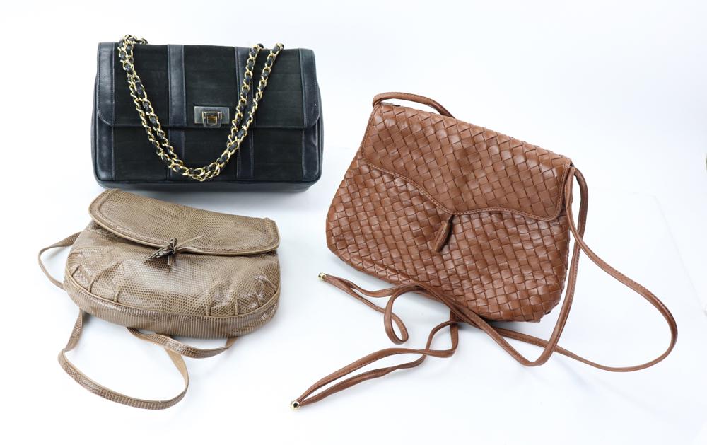 Ladies Leather and Suede Shoulder Bags (1 of 2)