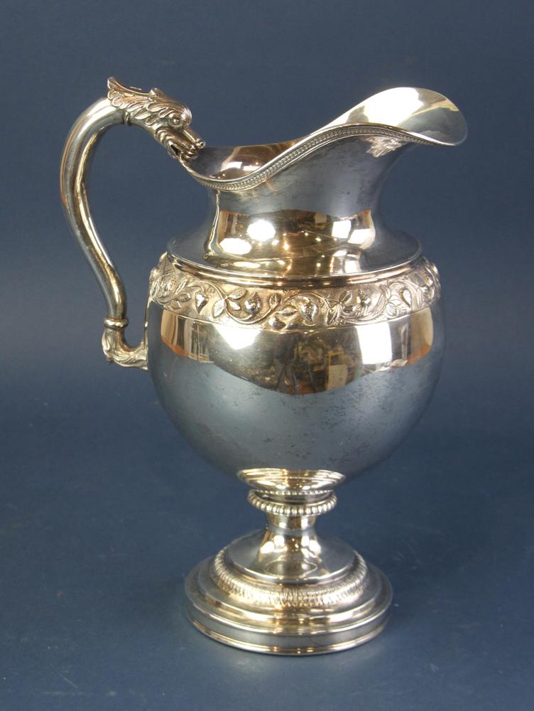 American Classical Coin Silver Water Pitcher (1 of 10)