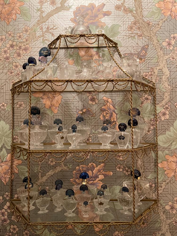 Collection of Perfume Bottles with Shelf (1 of 5)