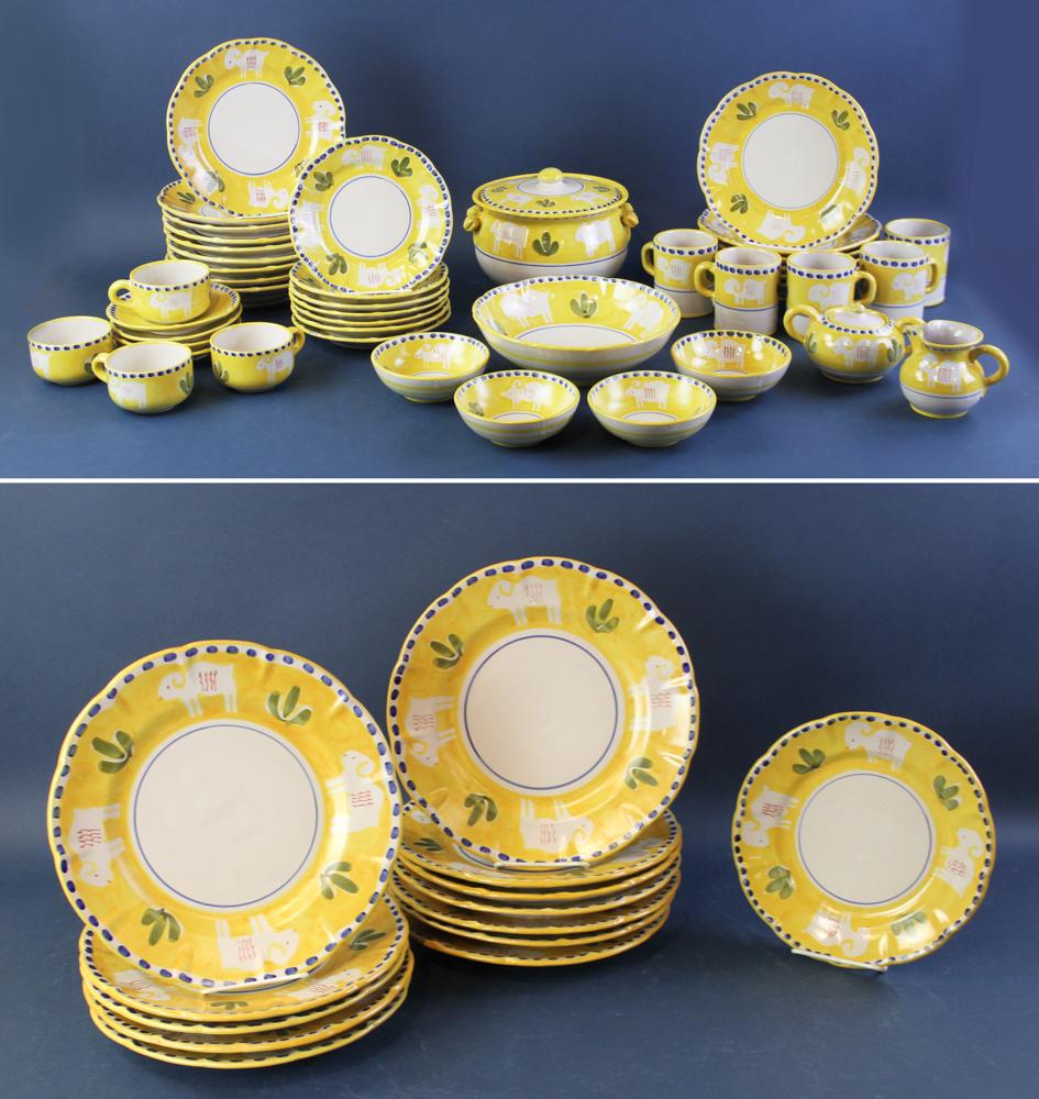 Large Italian Dinner Set, CAS Vietri Chapel Hill (1 of 13)