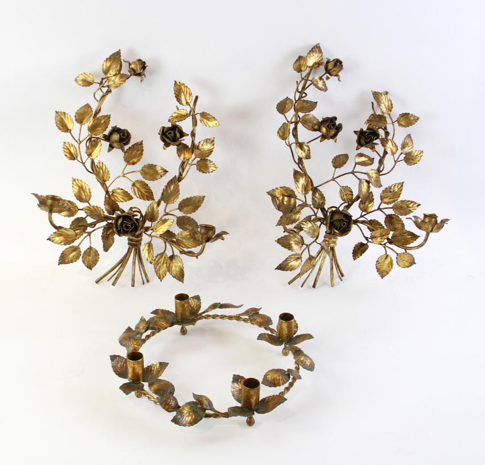 Venetian Wrought Iron Wall Ornaments (1 of 3)