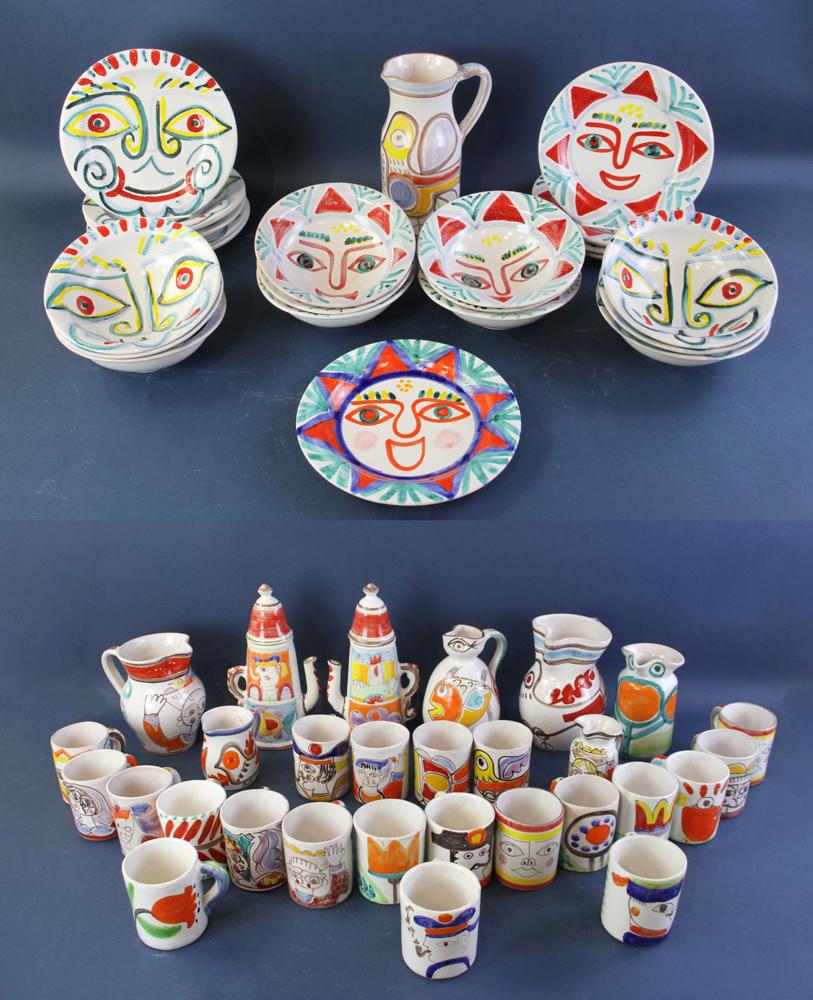 DeSimone 1965 Glazed Pottery Dinnerware (1 of 13)