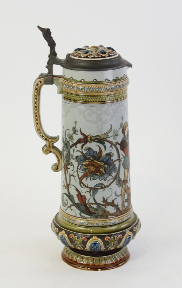 German Mettlach Stein No 1734 (1 of 9)