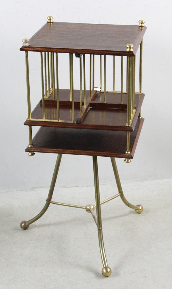 Brass Magazine Stand, Regency Style (1 of 6)