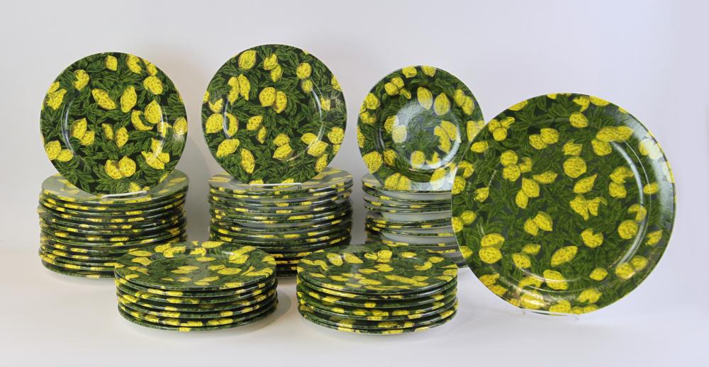 Italian Leaf and Lemon Pottery (1 of 5)