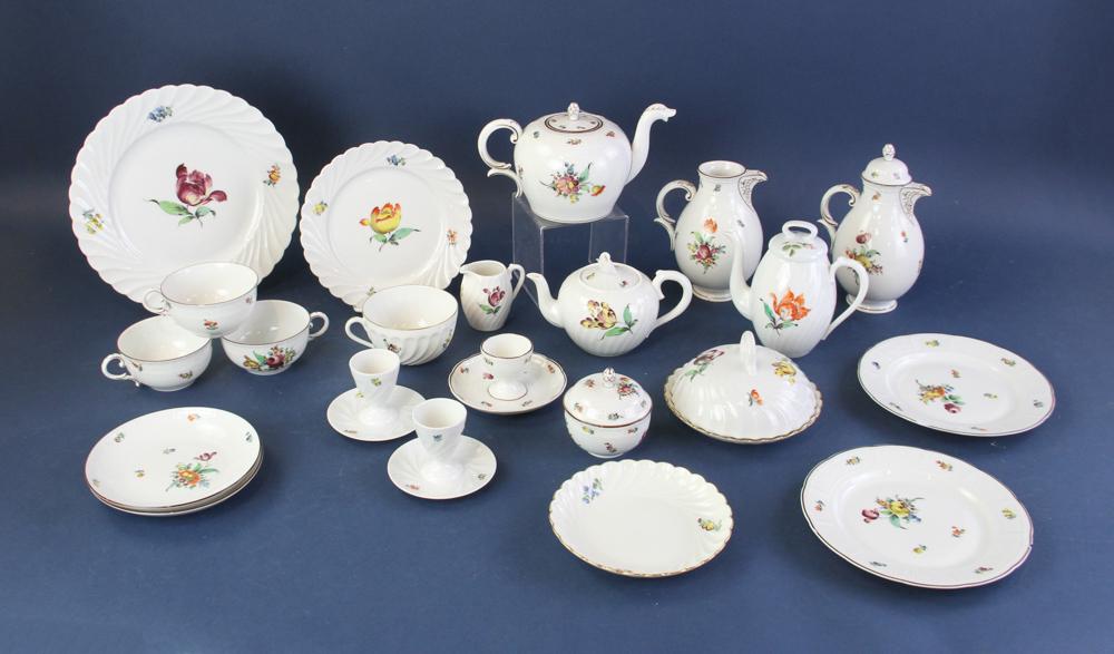 Nymphenburg Signed Painted Tea Set (1 of 9)