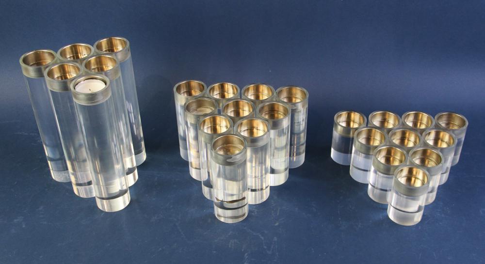 Lucite Candle Holders 1950's (1 of 9)