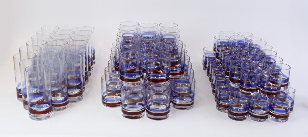 Italian Red and Blue Glasses (1 of 6)