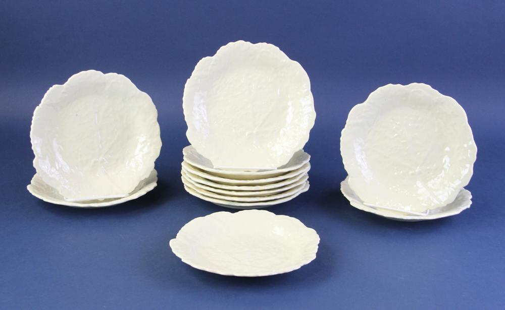 Creamware Dishes Leaf Pattern (1 of 6)