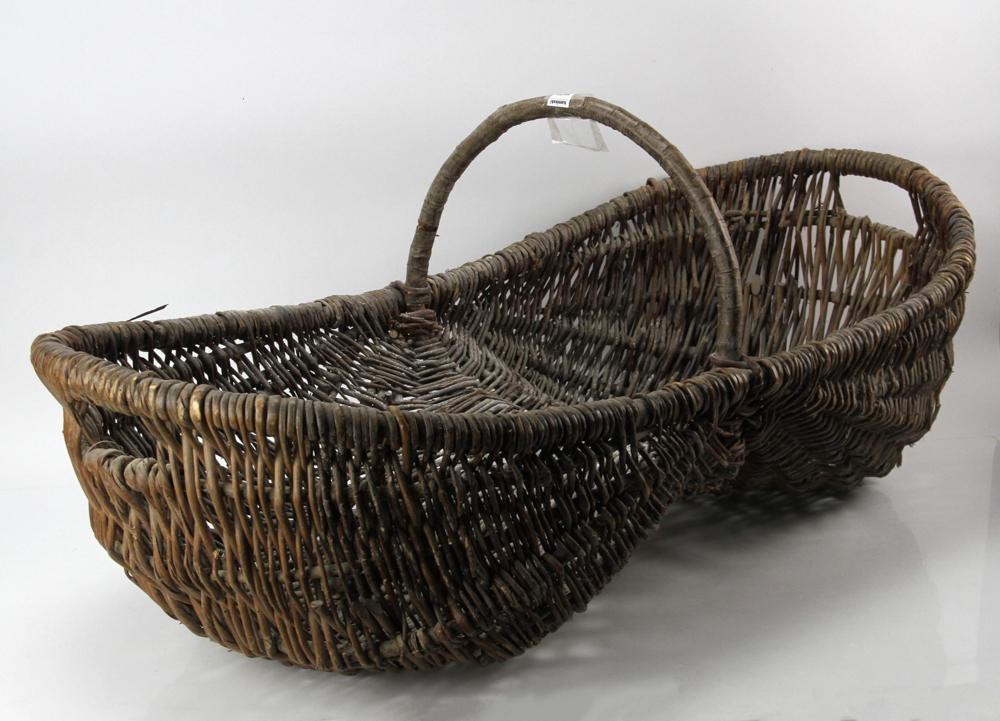 Antique Buttocks Basket (1 of 8)
