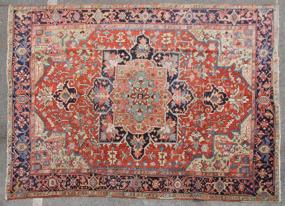 Antique Persian Heriz Rug (1 of 6)
