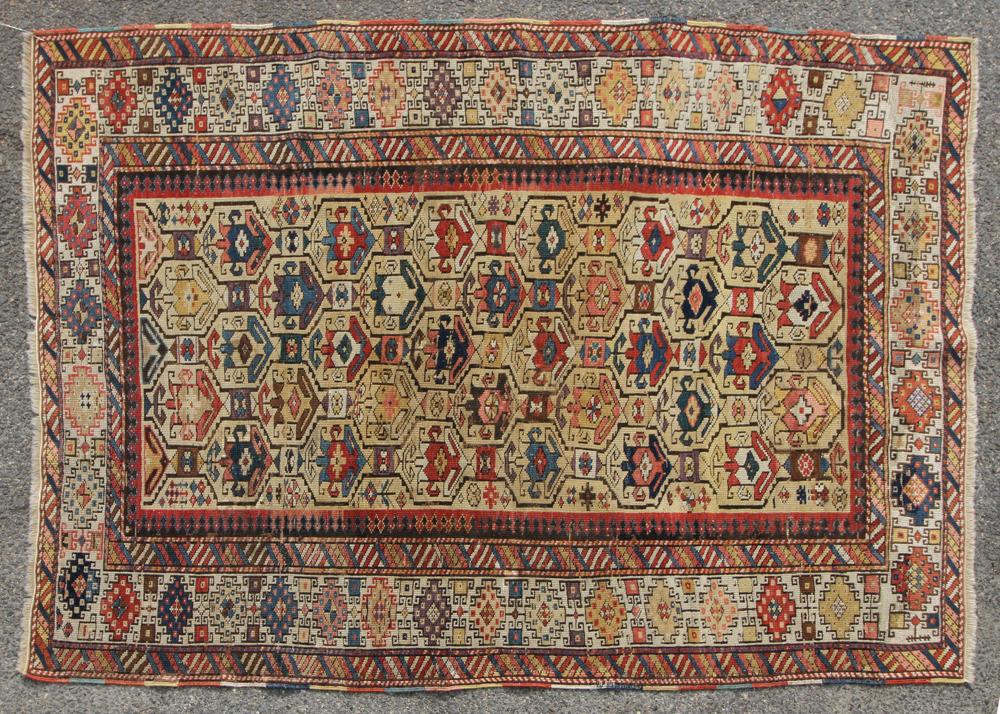 Late 19thC Shirvan Caucasian Rug (1 of 5)