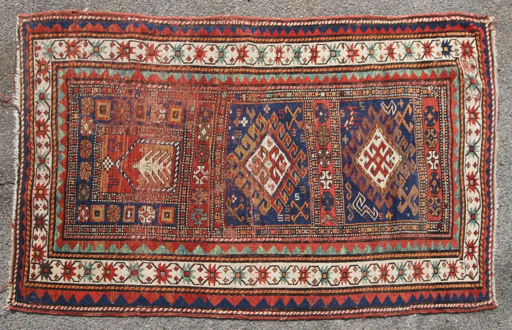Late 19thC Karrabaugh Prayer Rug (1 of 5)