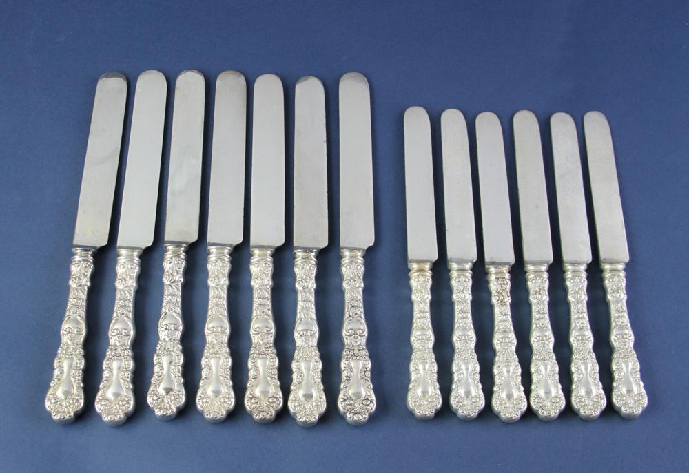 Set of Gorham Sterling Handled Knives (1 of 4)