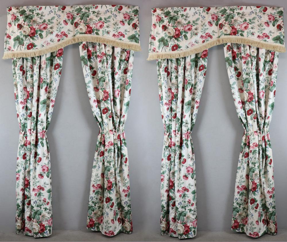 Chintz Drapes Two Matching Sets (1 of 6)