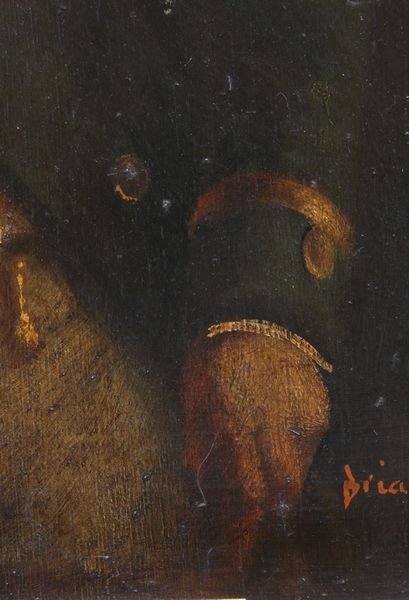 Brian Coole, Portrait of British Officer, o/panel - 4