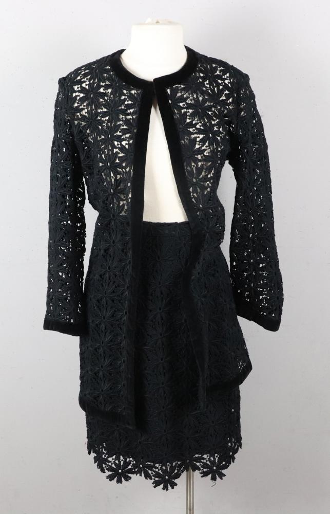 Valentino Black Evening Jacket and Skirt (1 of 4)