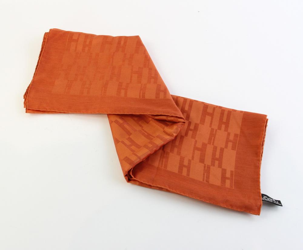 Hermes Orange Scarf (1 of 4)