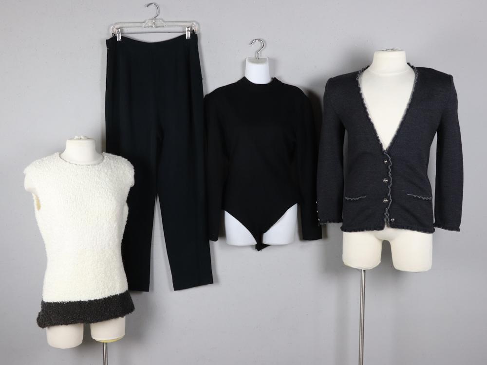 Valentino Sweater, Body Suit, Top, Crepe Pants (1 of 5)