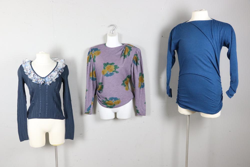 Galliano, Ungaro, Sweater, Tops: John Galliano sweater, Emanuel Ungaro top, plus one other top. Size L. Good condition.