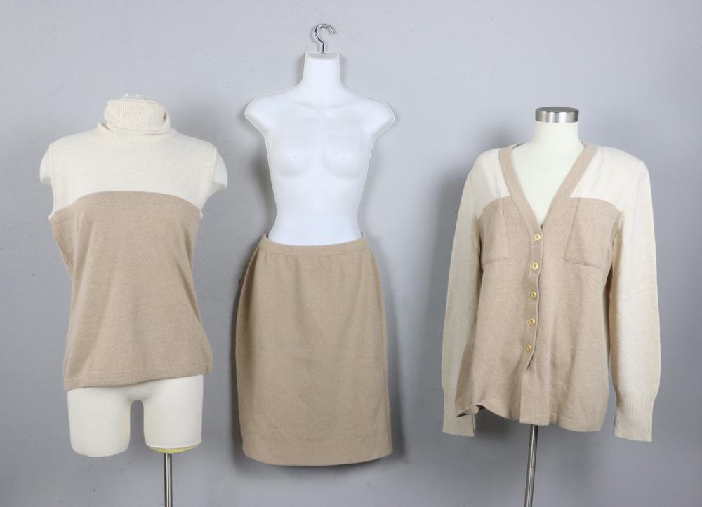 Laura B. Cashmere 3-Piece Skirt Set (1 of 2)