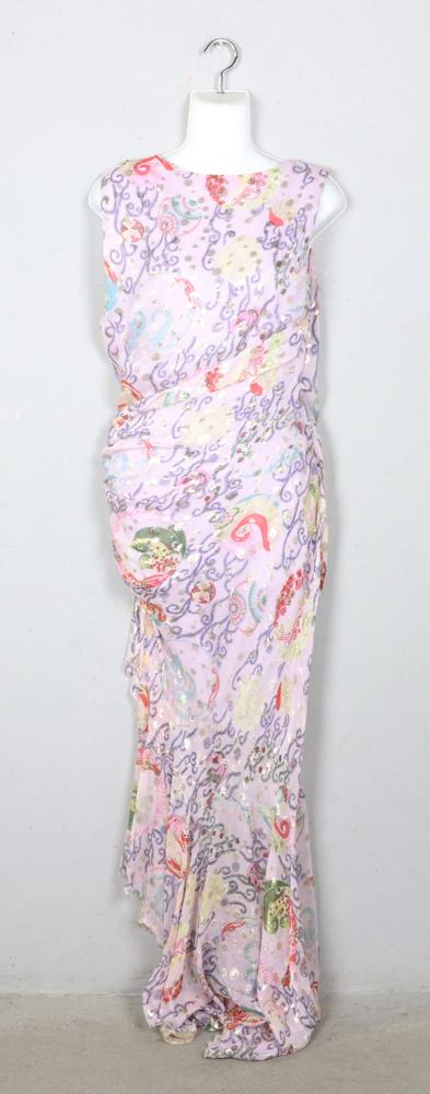 Emanuel Ungaro Lilac Evening Dress (1 of 3)