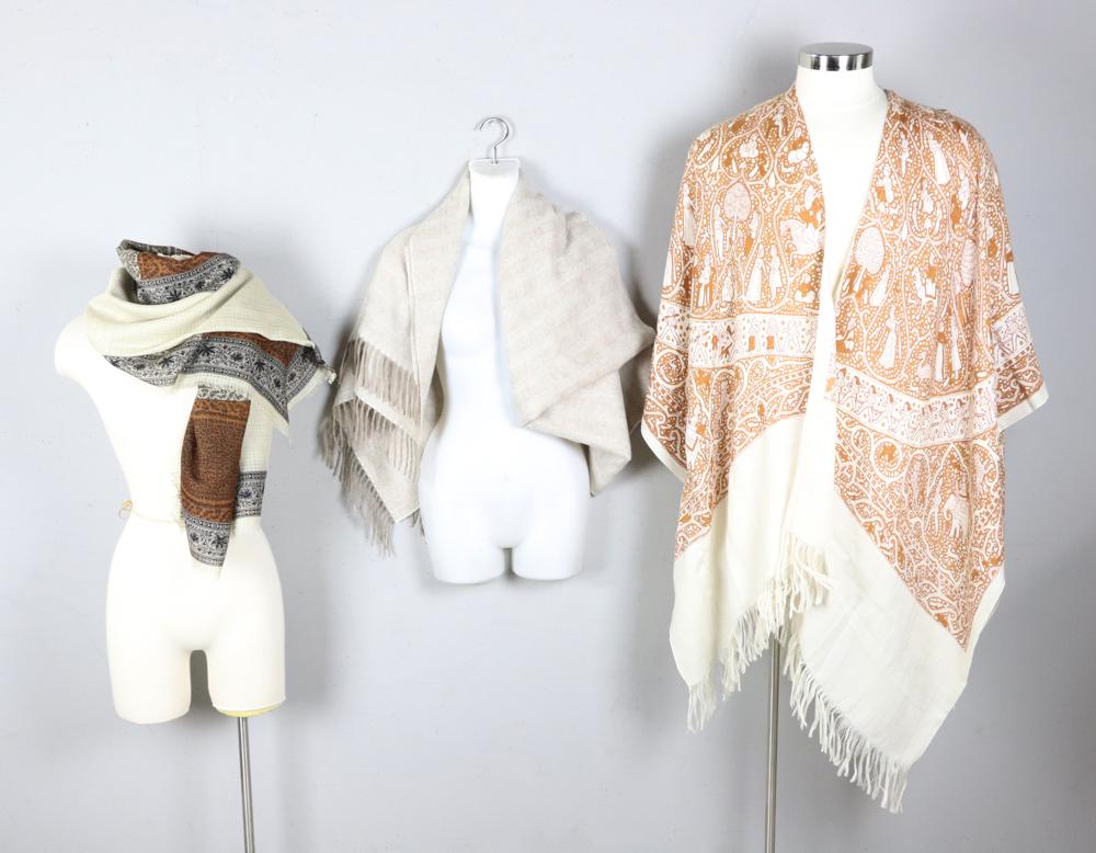 Group of Ladies Cashmere Shawls (1 of 6)