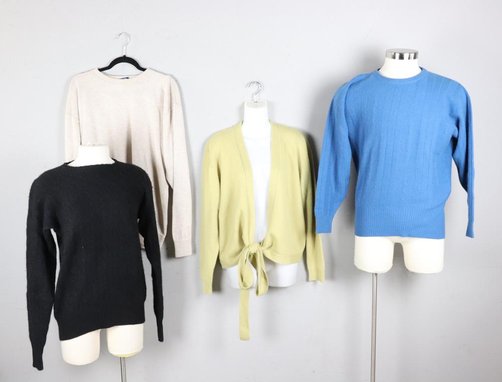 Group of Ladies Cashmere Sweaters (1 of 3)