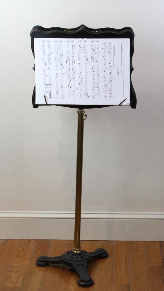 C1910 Double Music Stand with Sheet Music (1 of 8)