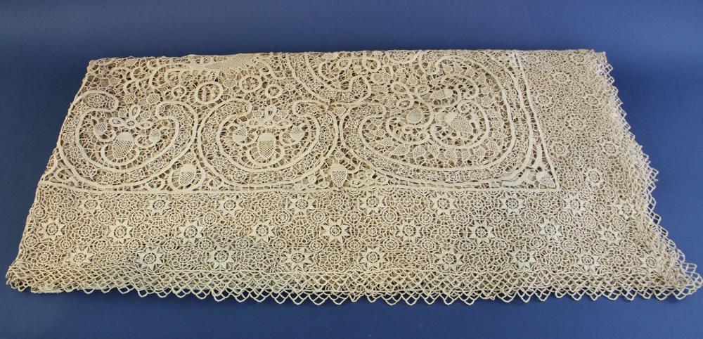 Hand Crocheted Fancy Tablecloth (1 of 6)