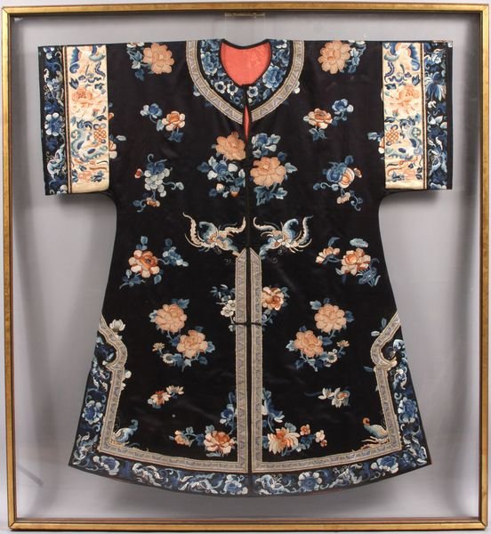 19th-20th C. Japanese silk kimono