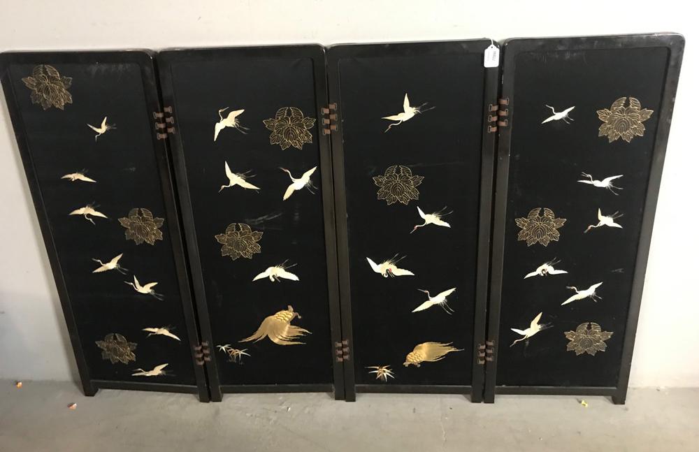 Set Of Chinese Silk Embroidered Panels (1 of 4)