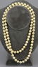 6152: Natural golden color South Sea pearl necklace