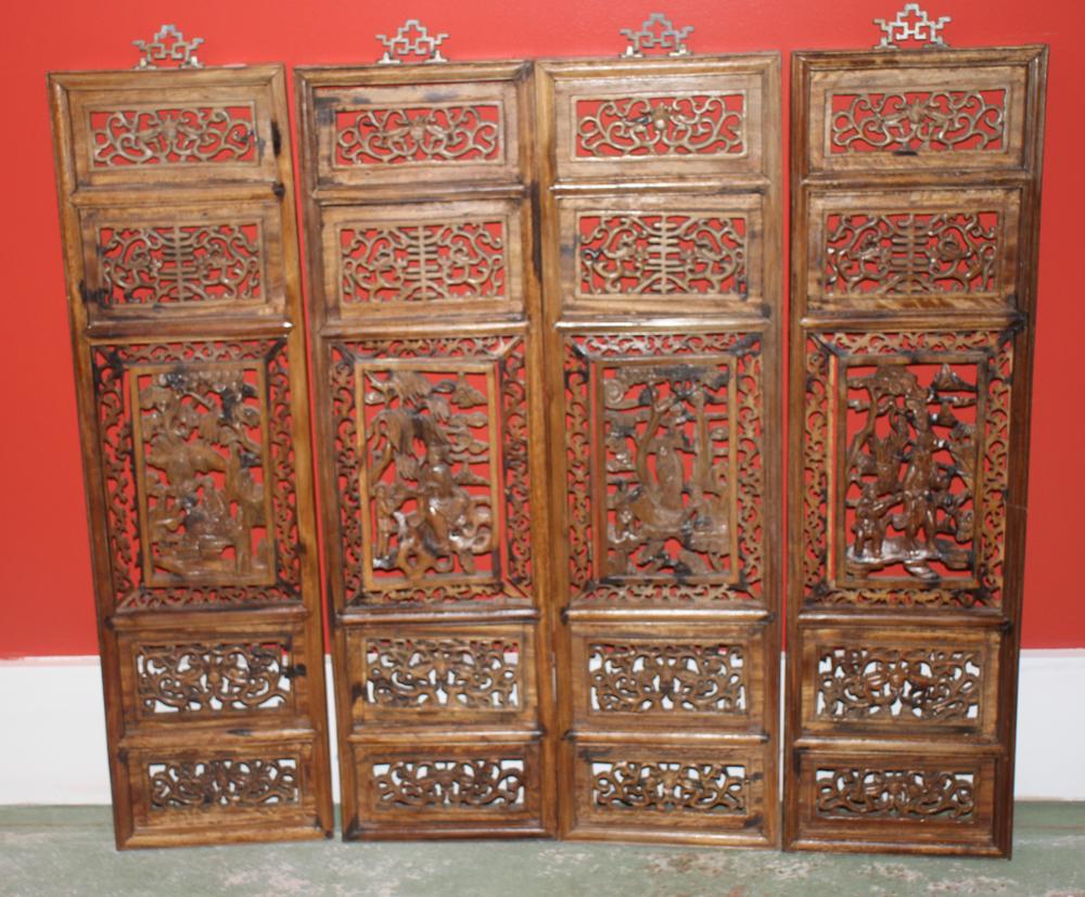 Antique Carved Wood Panels (1 of 1)