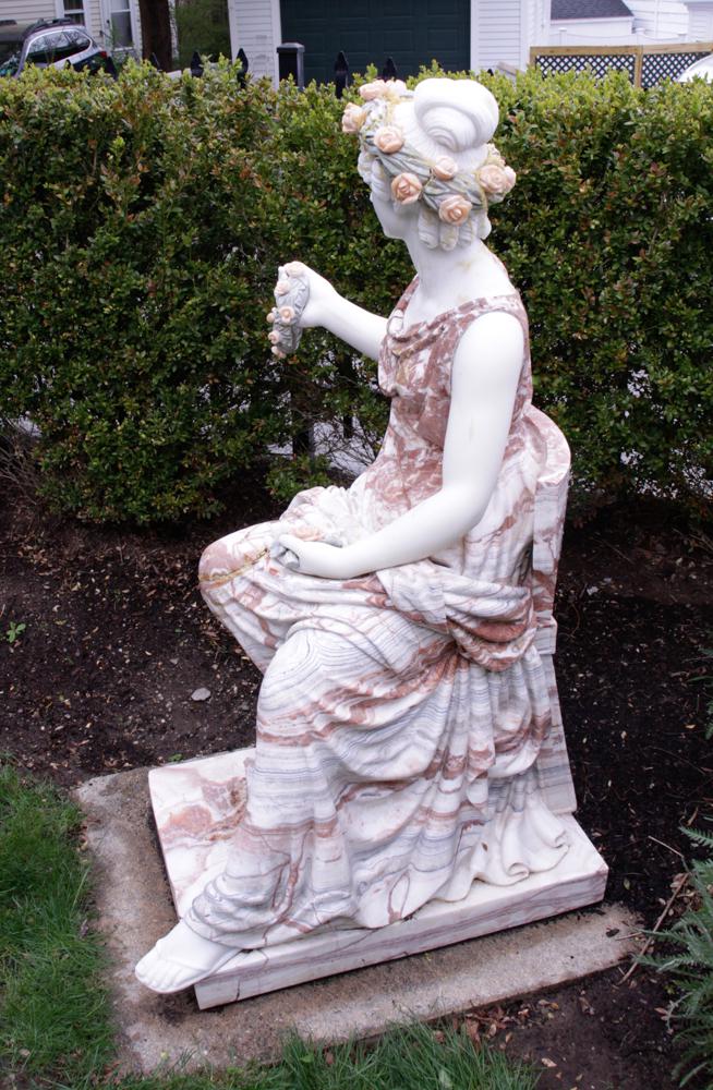 Marble Sculpture of the Roman Goddess Flora (1 of 3)