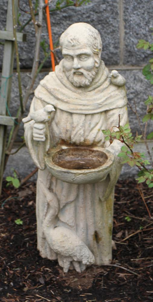 Cement Statue of St. Francis of Assisi (1 of 1)