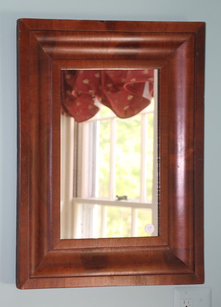Antique Mahogany Framed Mirror (1 of 1)