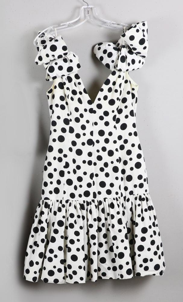 Dress Black and White Polka Dot: Murray Arbeid, black and white polka dot dress. Size 10/12. Good condition.