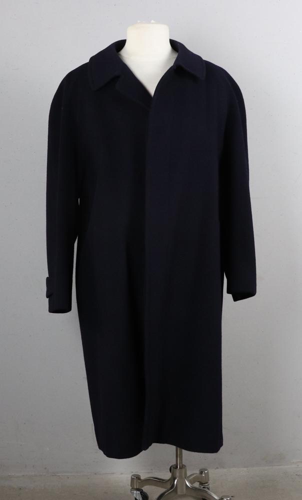 Ladies Burberry Navy Wool Coat (1 of 3)