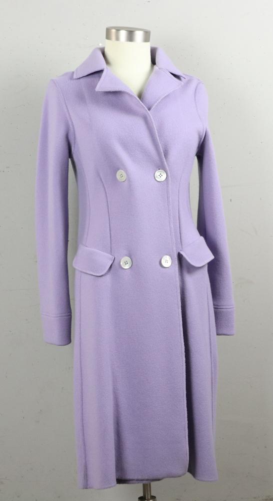 Ladies Italian Lilac Cashmere Knit Coat (1 of 3)