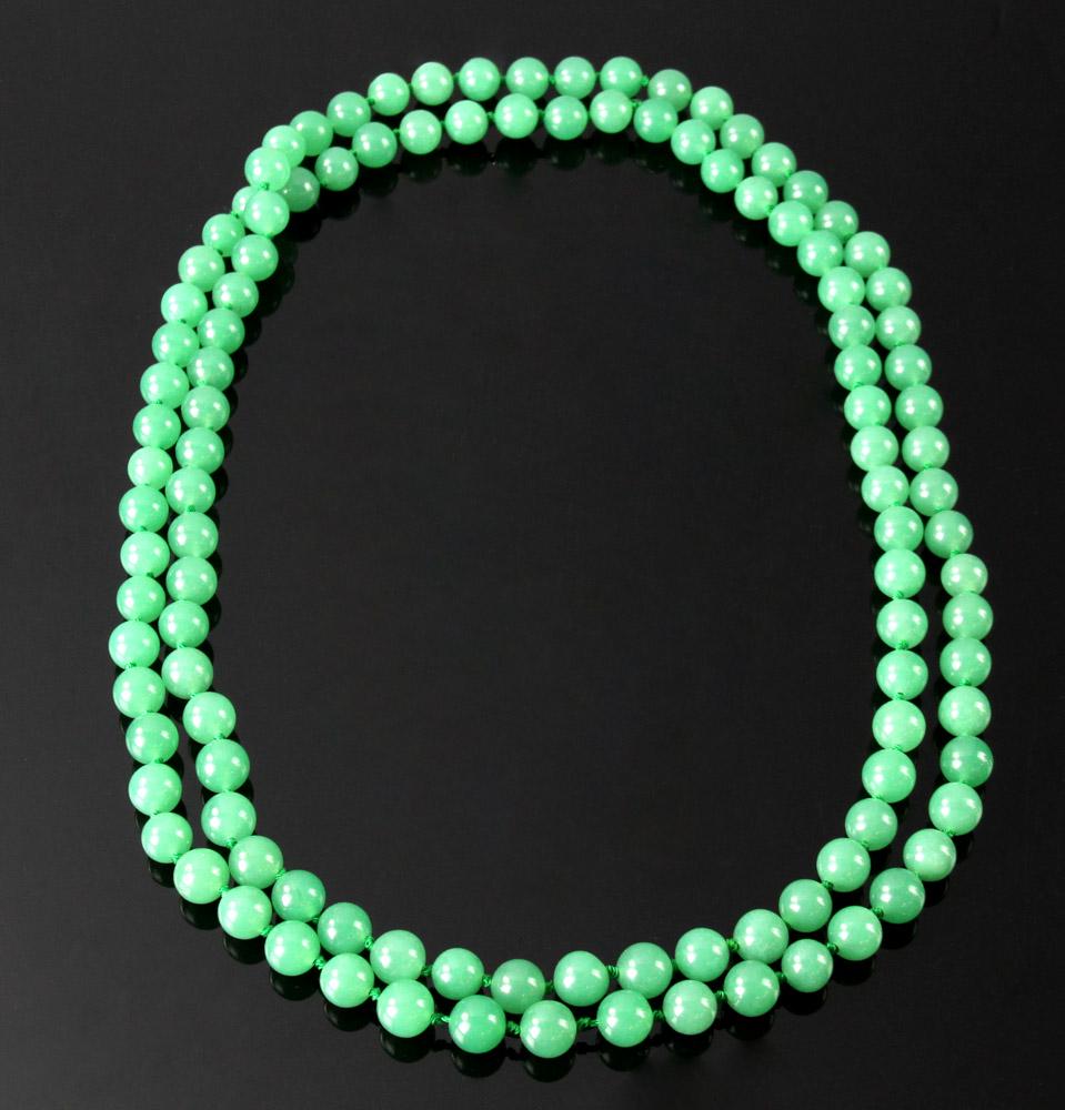 Chinese Green Jade Necklace (1 of 5)