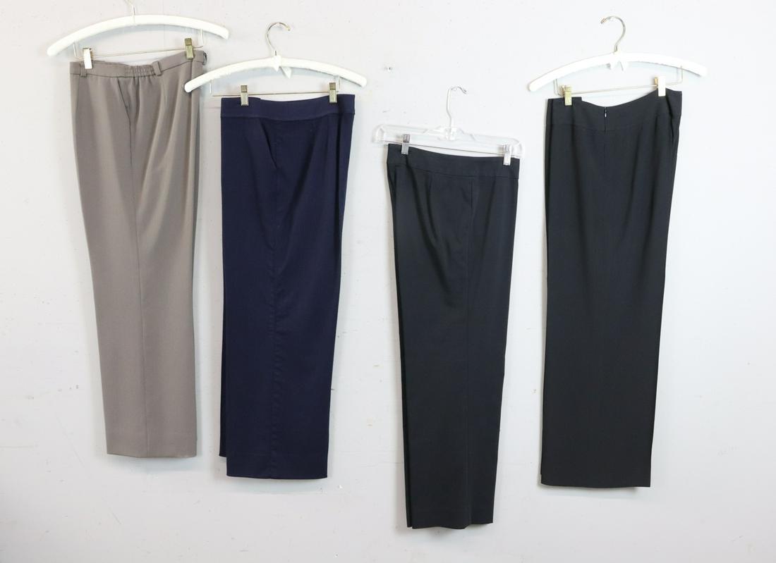 Four Pairs of Ladies Pants: Lot of (4) size 12 ladies pants, to include: Escada, etc.