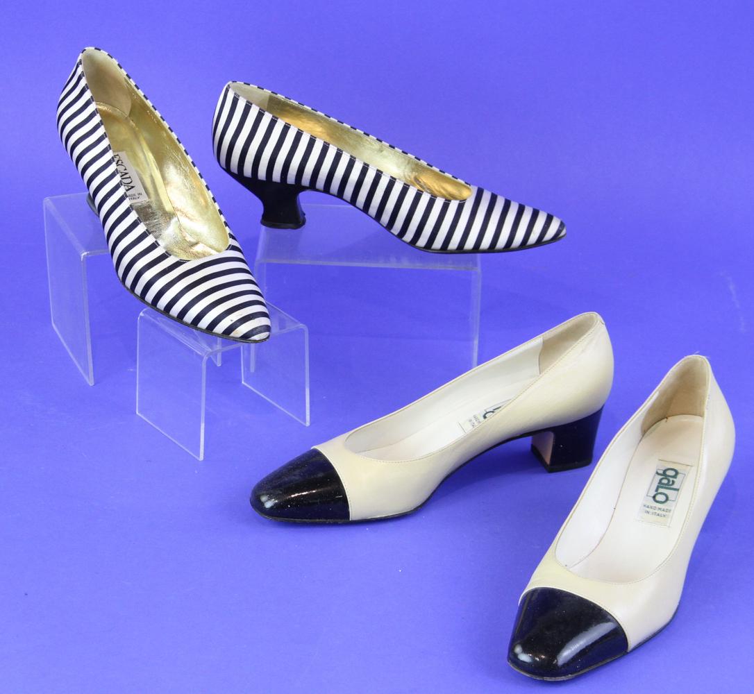 Escada and Galo Pumps: Pair of Escada size 8 pumps and Galo pumps size 8, (2) pairs total.