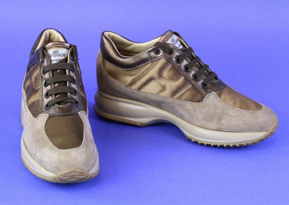 Hogan Suede Hiking Boots: Hogan suede hiking boots, size 38 1/2.