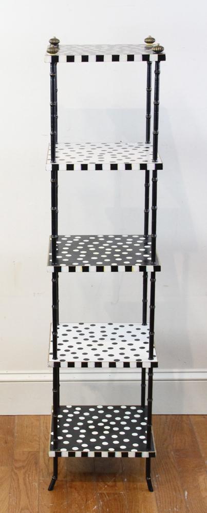 MacKenzie-Childs Dot 5-Tier Shelf (1 of 2)