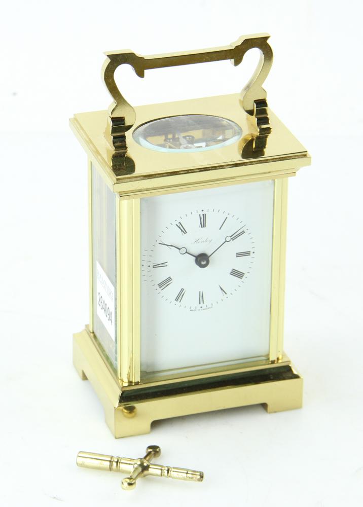Henley English Brass Carriage Clock (1 of 2)