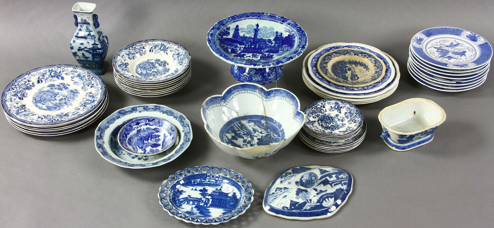 Collection of Blue and White China (1 of 7)
